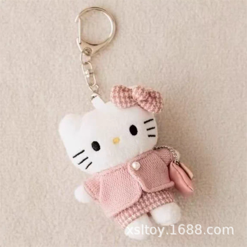 迷你-粉色千鸟格