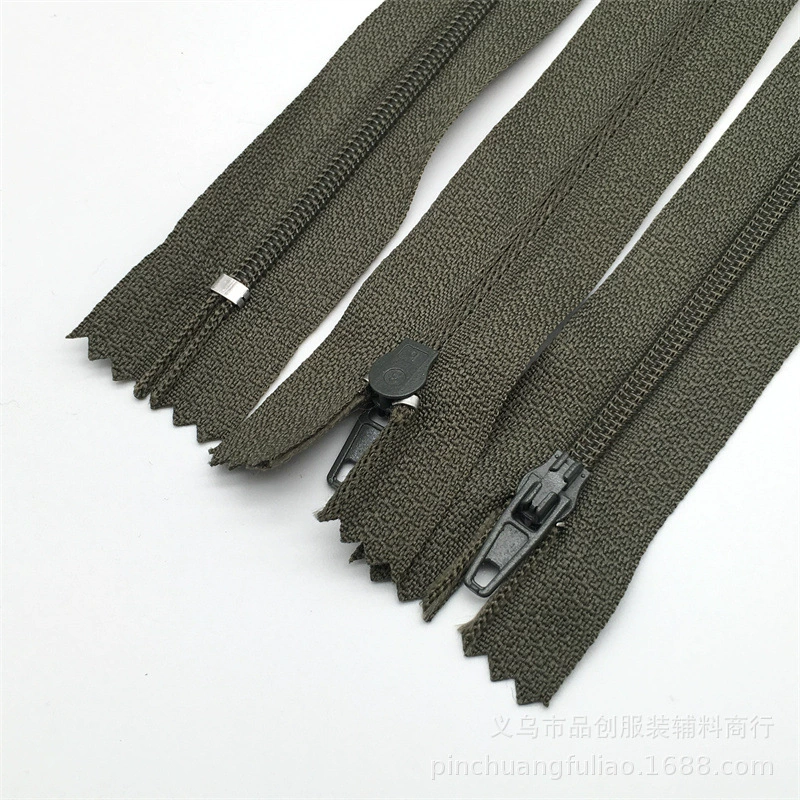 Nylon trousers with zipper, wholesale