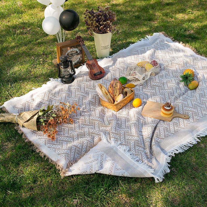 얽힌 T 그리드 커피 색상 180*230cm 1☆에 적합