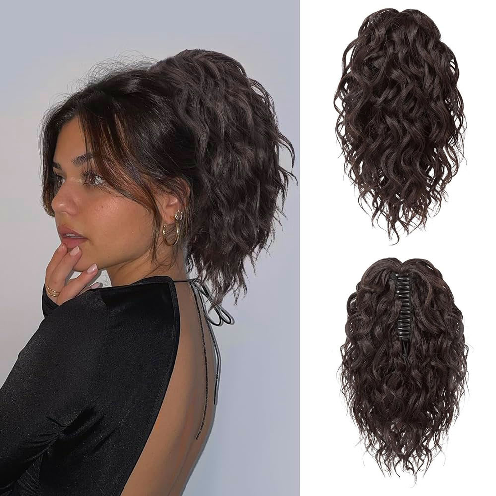 Syntetesch Päerdsschwanz Mat Klapp Fir Hoer_voghion.com