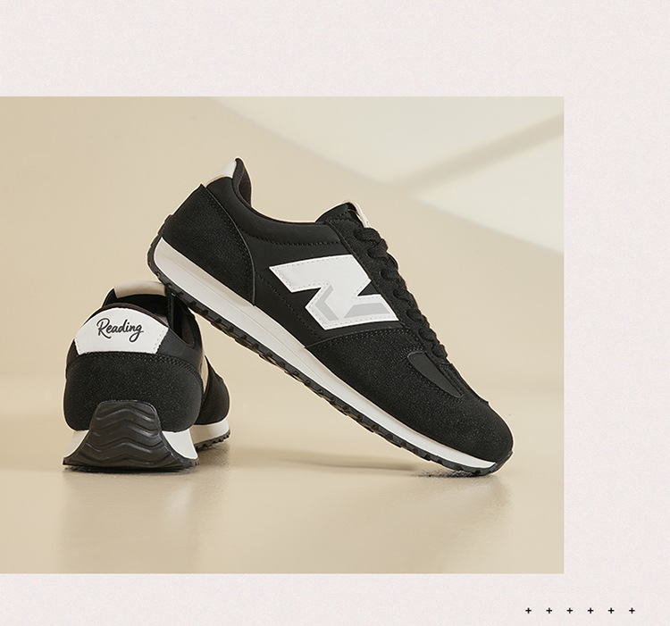 Giày sneaker nam phong cách cổ điển đa năng Forrest Gump — 471m trắng chi tiết 17