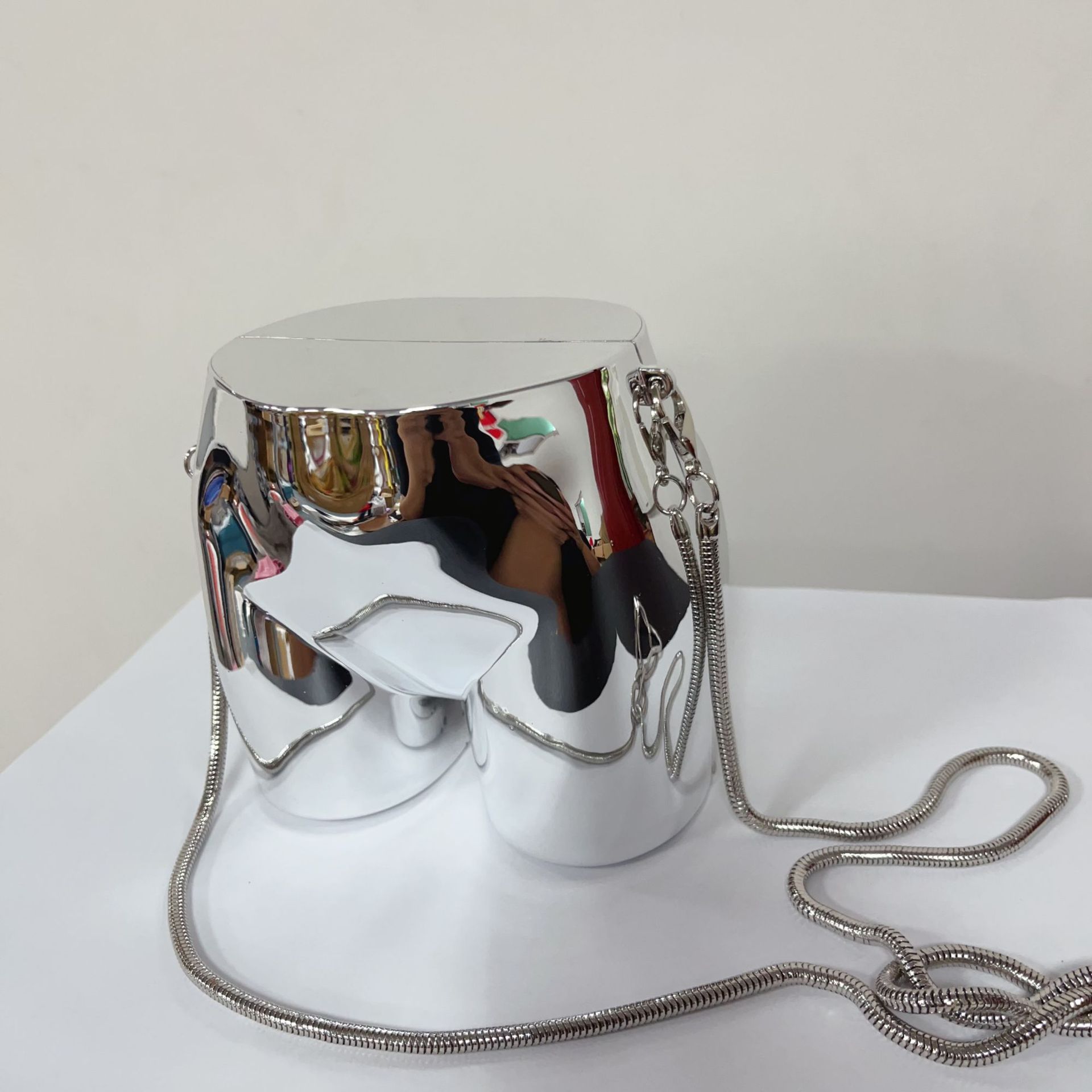 Nuevo acrílico transfronterizo bolso de cena de mujer nicho personalidad mochila de hombro, bolso de cadera de moda bolso de noche