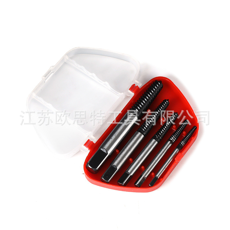 厂家批发工业级5pc组套6pc断头螺丝水管取出器断