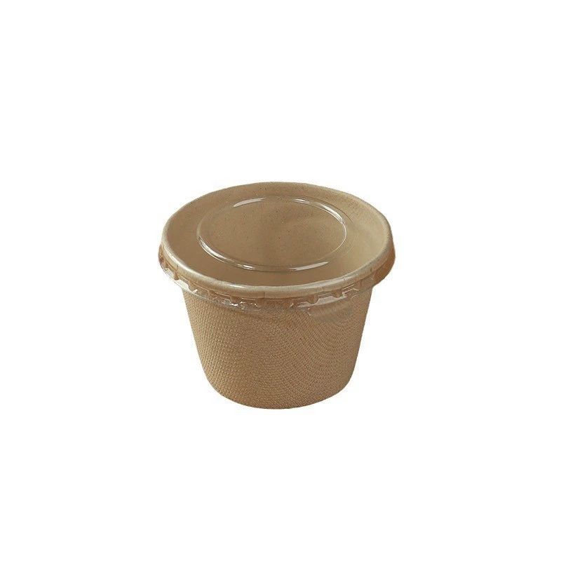 Disposable ecological pack for ice cream, treasure chest, box, set