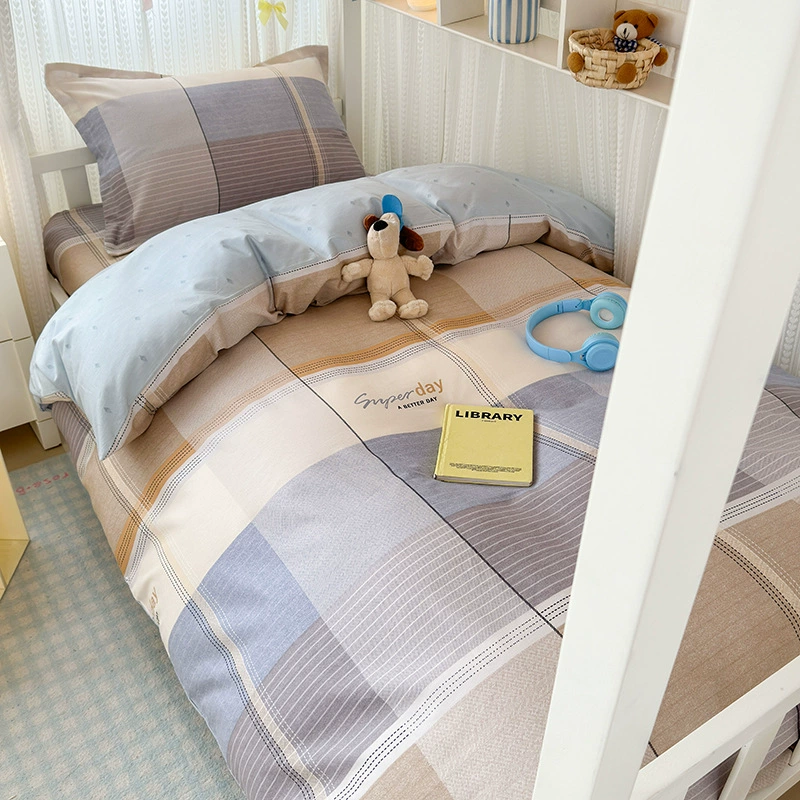 Cotton 3-Piece Bedding Set with Pillowcases — Breathable sheets in assorted cute prints