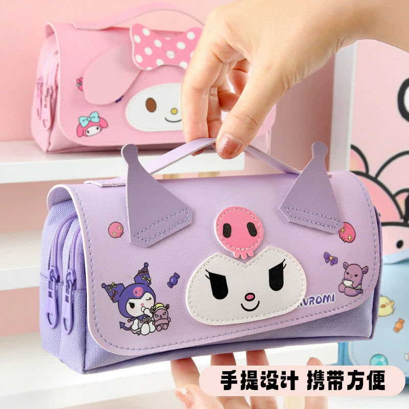 Пенал Sanrio с мультяшным рисунком для начальной школы, универсальный вместительный канцелярский, новая коллекция, антистресс