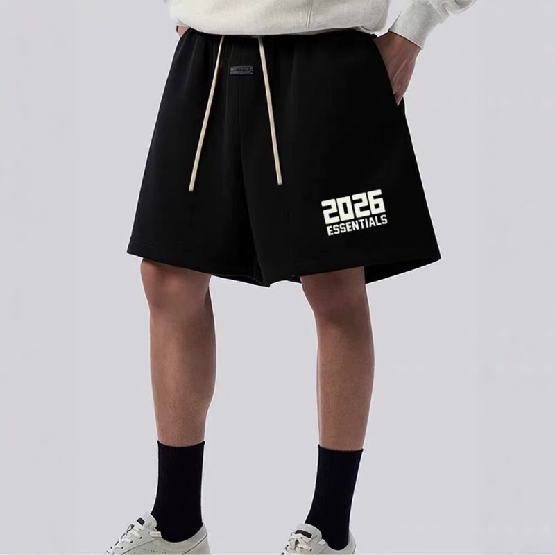 26 styles of ESSENTIALS shorts, American-style FOG sub-line niche high street fashion brand, fleece-lined, drawstring, casual men's outerwear 26 styles of ESSENTIALS shorts, American-style FOG sub-line niche high street fashion brand, fleece-lined, drawstring, casual men's outerwear