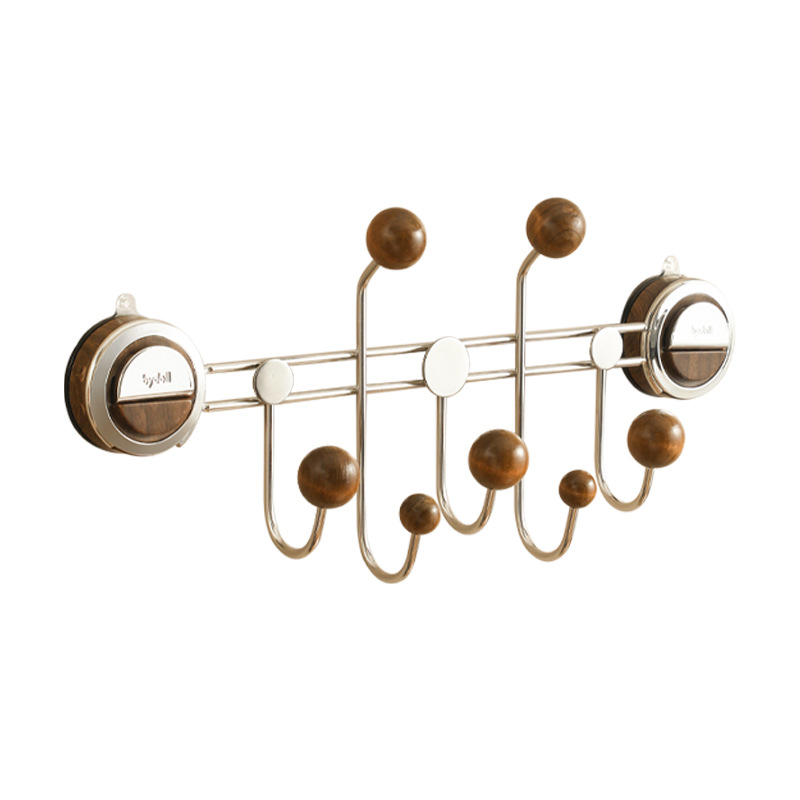 Gancho de ventosa detrás de la puerta, sin perforación, mochila de carga fuerte, almacenamiento en el hogar, percha de pared, gancho de dormitorio