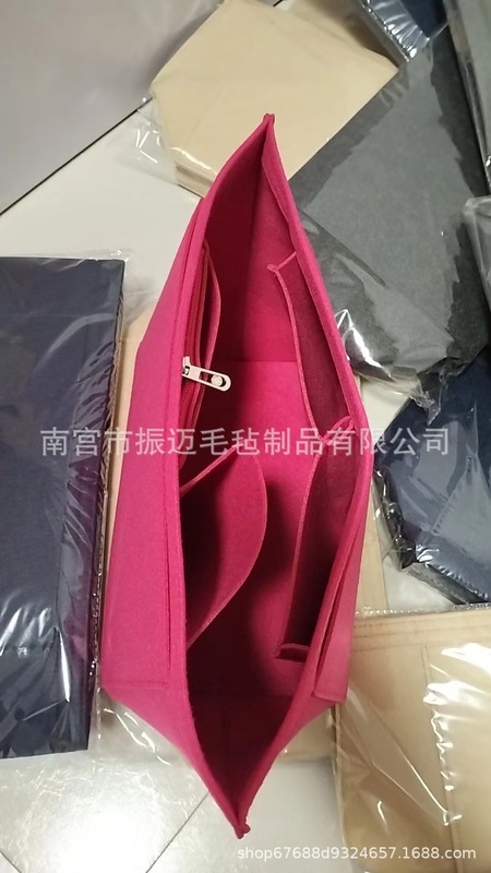 跨境适用于毛毡化妆包多功能龙骧内胆包 可定多款女士收纳包中包|undefined