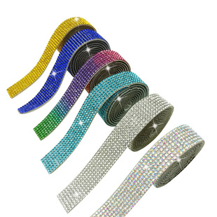 Factory wholesale self-adhesive drill strip DIY Crystal drill belt Hot Melt Adhesive Drill Strip self-adhesive rhinestone stick drill strip