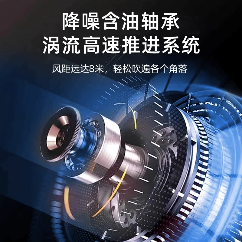 Ventilador eléctrico con control remoto Jinzheng para uso doméstico, ventilador de pie de gran potencia de viento para dormitorio y oficina, ventilador oscilante con entrega de aire de ángulo ultra amplio, funcionamiento silencioso.