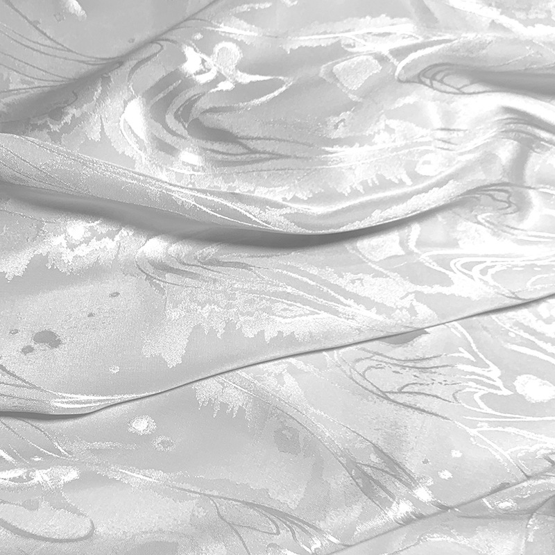 Paisaje de seda seda de alta calidad tela jacquard satén brillante vestido vestido de ropa casual chino cheongsam tela Song Jin