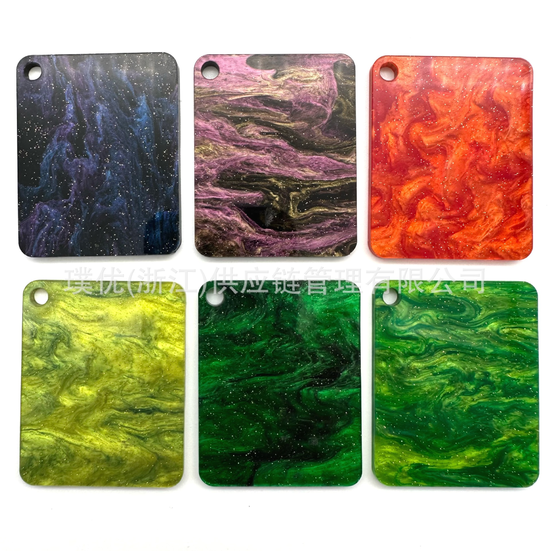 SSF系列亚克力特殊板材钥匙扣可diy云母板贝母板立牌可加工