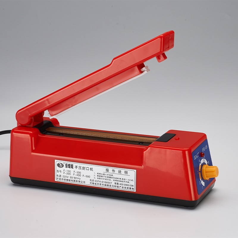 Green Dragon Plastic Case 100 Model Hand Pressure Sealing Machine, Bagging Machine, Plastic Film Sealing and Cutting Machine, Bag Cutting Machine, Wire Feeding Fabric