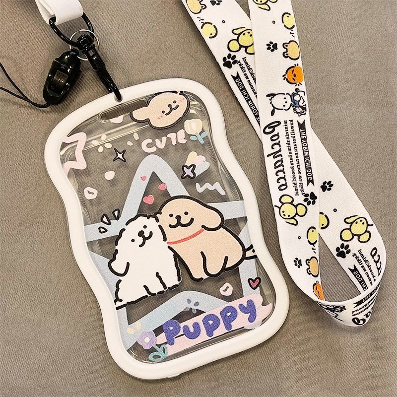 公交卡套校園卡地鐵卡工作證卡套透明飯卡身份證接送電梯卡保護套