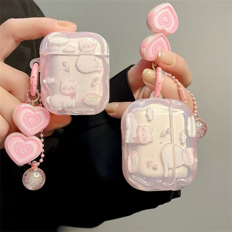 Nueva funda protectora para auriculares lindo i12 de dibujos animados de moda creativa TPU estuche suave resistente a caídas Estuche de transporte personalizado