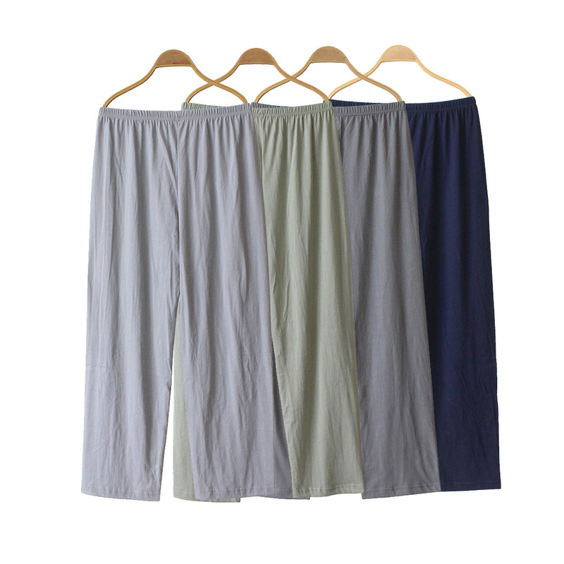 Men's Pure Cotton Pajama Pants, Extra Large Men's Home Pants, Air-Conditioned Pants, Thin Men's Home Pants Men's Pure Cotton Pajama Pants, Extra Large Men's Home Pants, Air-Conditioned Pants, Thin Men's Home Pants