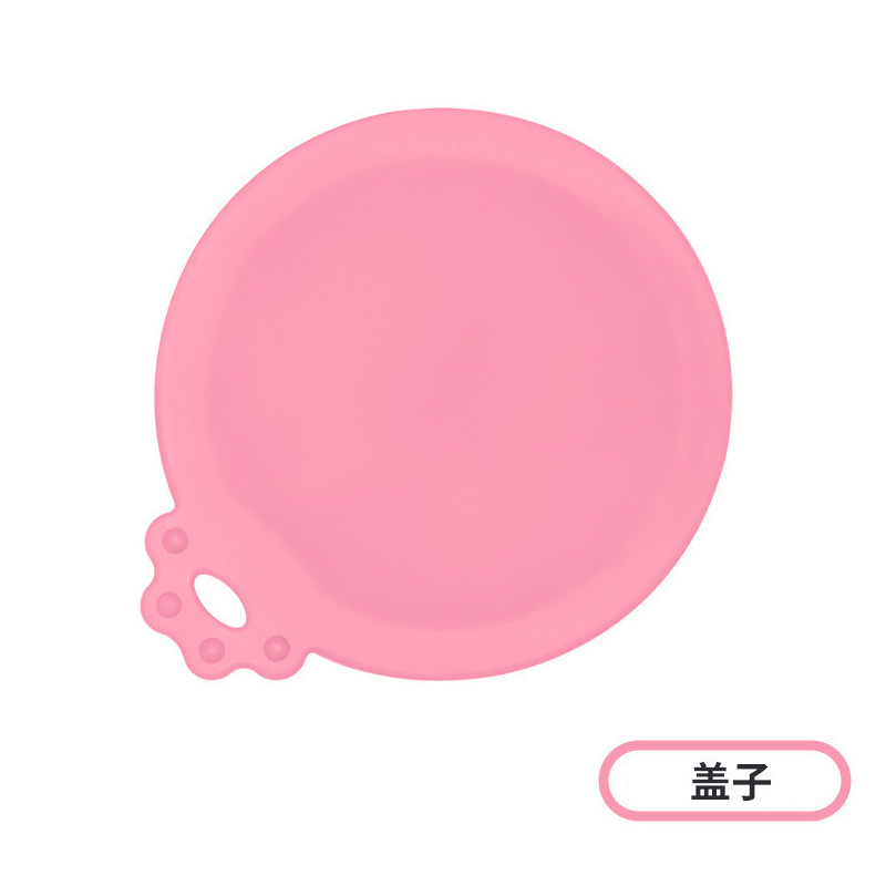 Gato puede cubrir cubierta de silicona fresca mascota perro puede cubierta de sellado universal cubierta de sellado puede cuchara