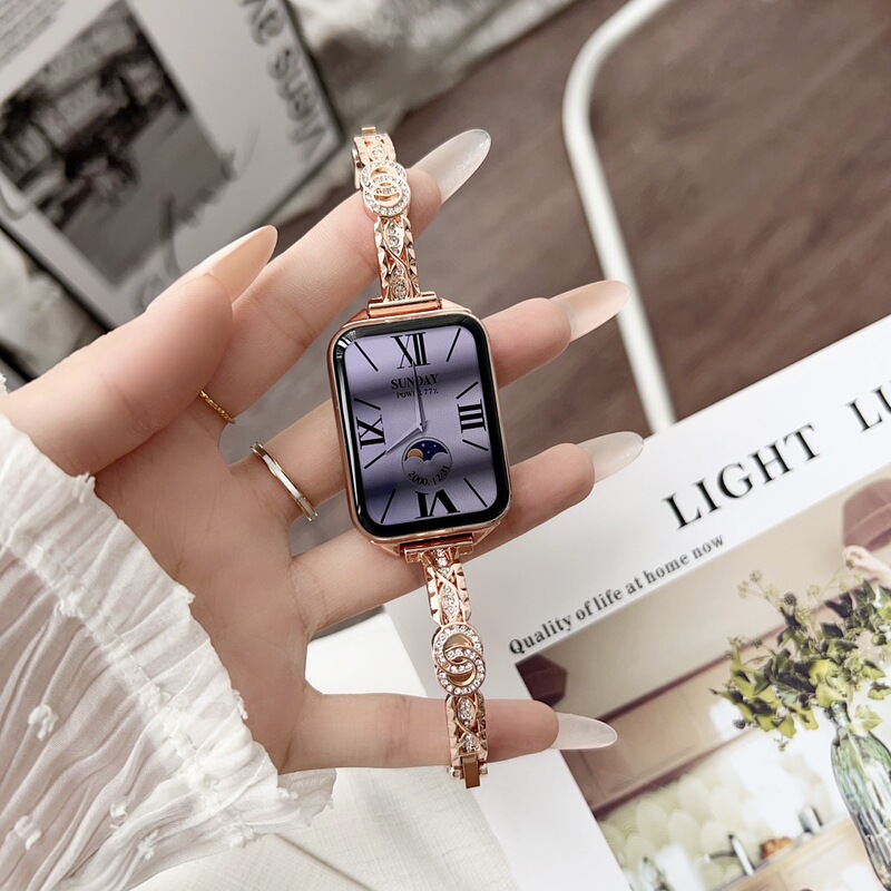 Suitable for Apple Iwatch109876Se Small Fragrance Metal Strap Huawei Gt543 Watch Xiaomi 89Pro Suitable for Apple Iwatch109876Se Small Fragrance Metal Strap Huawei Gt543 Watch Xiaomi 89Pro