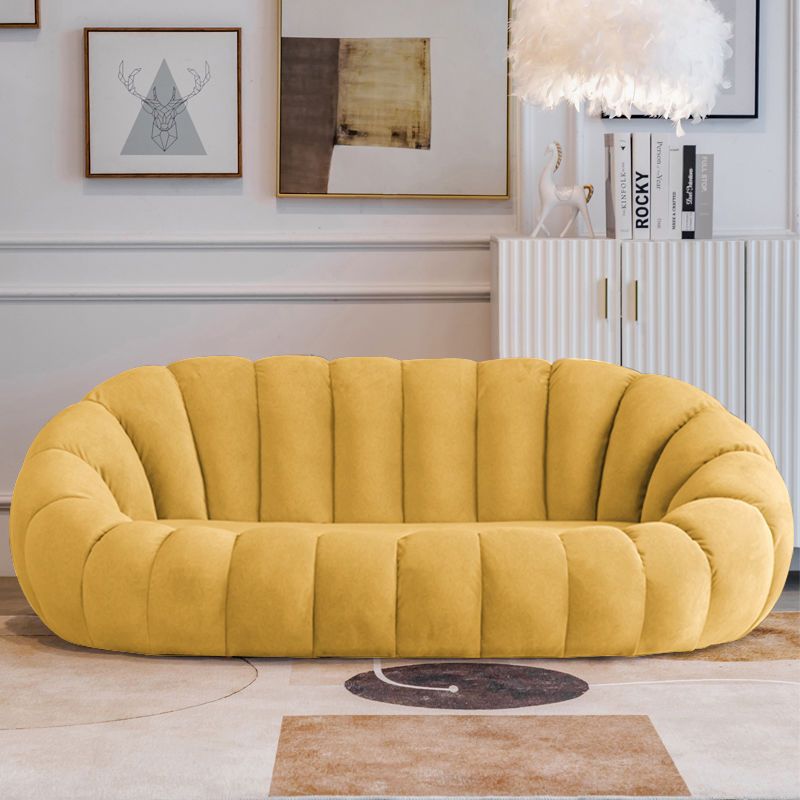 Sofá de calabaza de lujo ligero en línea pequeño dormitorio doméstico sala de estar perezosa encantadora doble sofá de tienda de tatami