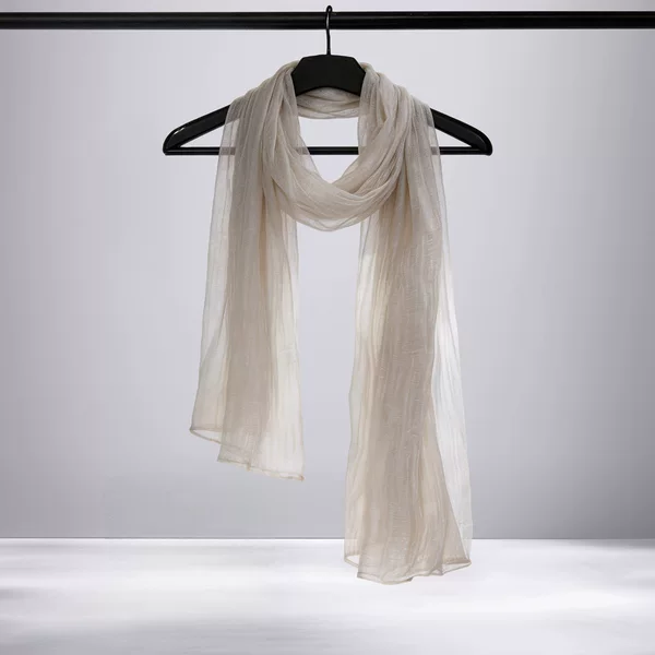 Japanese Maito Organza Alternative Silk Scarf for Women, Summer Thin Style, Sun Protection, Artistic Cotton-Linen Scarf, Linen Transparent Gauze Scarf