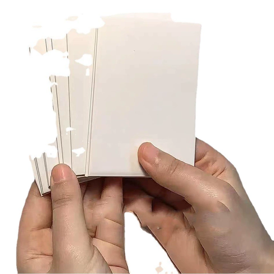Оптовая продажа ins защитный щит белый картон двухсторонний белый картон A7 картон маленькая карточка 1,5 мм толстый твердый картон