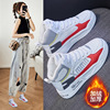 2021 winter new pattern Korean Edition Plush Gaobang White shoes ins student leisure time keep warm skate shoes T629-1