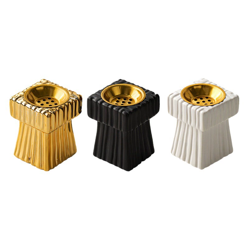 Nordic Light Роскошная квадратная керамическая декоративная курильница Ближний Восток арабское праздничное украшение Настольная курильница для гостиной