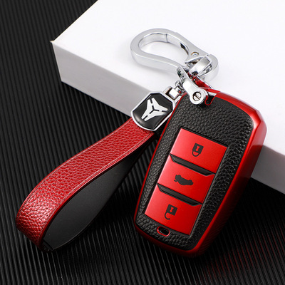 长安CS75钥匙套CS55锐翔CS35新凌轩睿骋V7逸动车钥匙包壳扣高档女