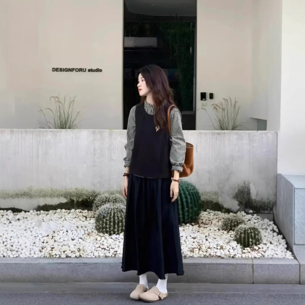 Japanese green spring retro shirt