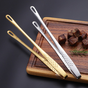 304 stainless steel Korean barbecue clip barbecue food clip steak cooking buffet food clip LOGO