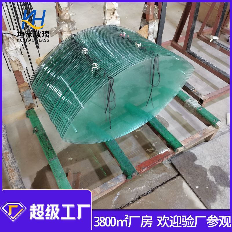 厂家专业生产15mm 异形钢化玻璃 水切割异形玻璃 高难度艺术玻璃