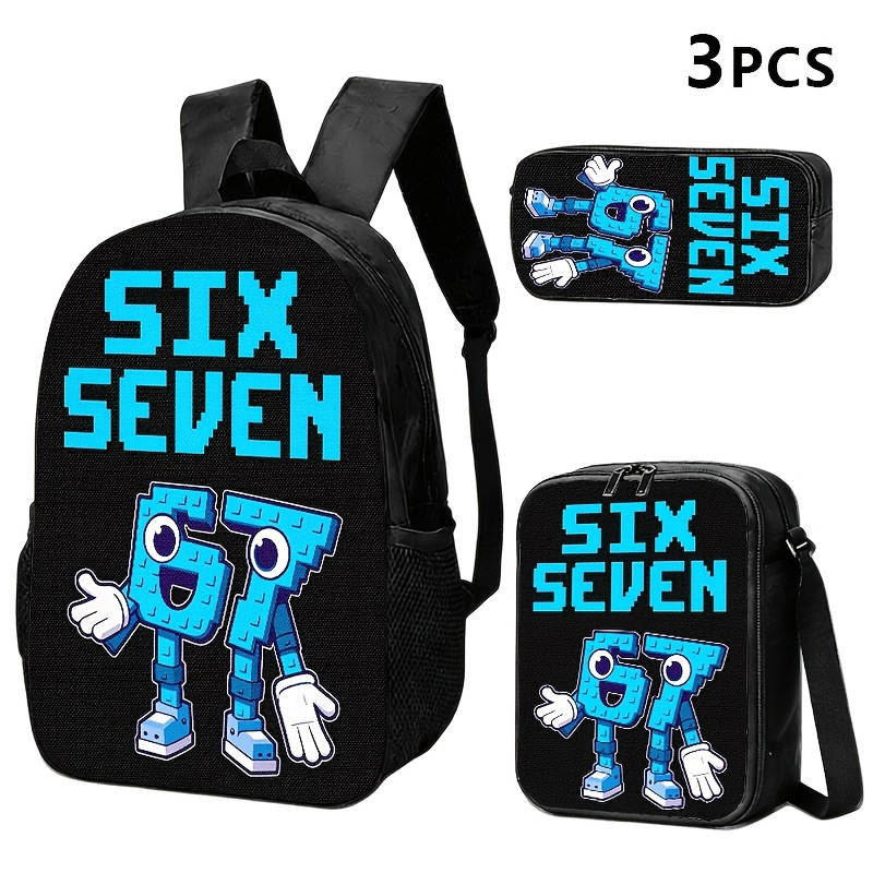 Venta caliente transfronteriza mochila de dibujos animados sin tema mochila escolar para estudiantes de primaria y secundaria mochila de gran capacidad bolsa de hombro bolsa de lápices