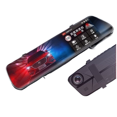 and electronic dog (radar detector) functions, Driving recorder - with-electronic-dog-and-dual-lenses