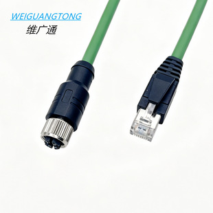 M12 X��ĸ�^8P�B�����DRJ45�B���� ��̫�W������6W���B����