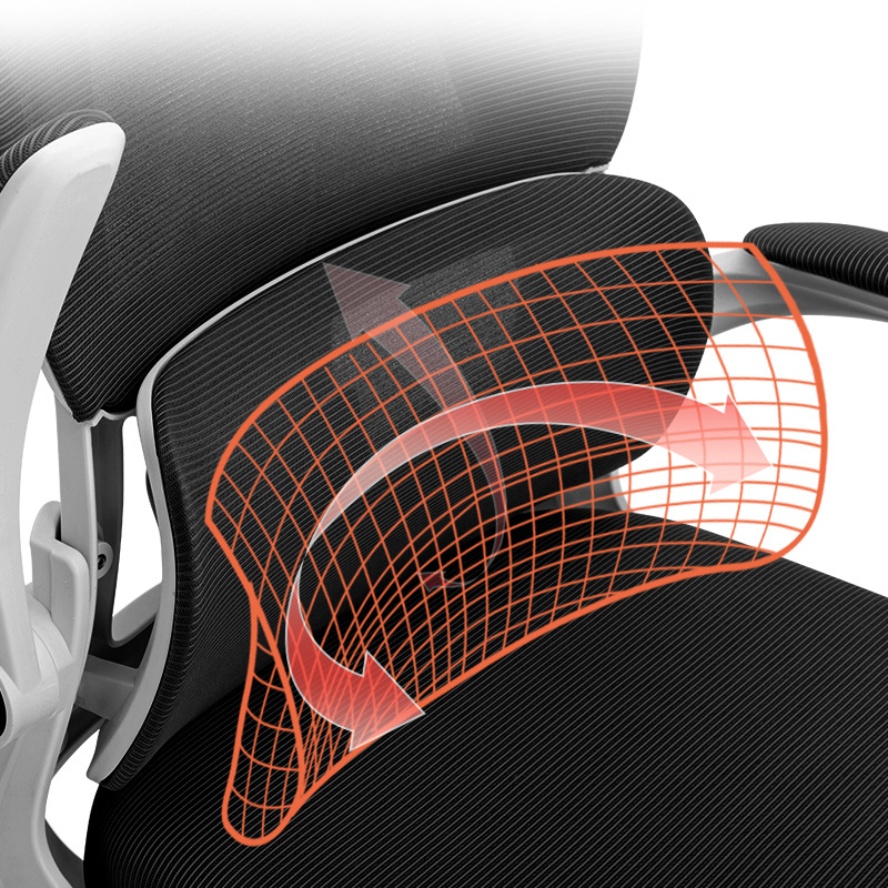 silla de computadora de oficina en el hogar confortable y larga duración, dormitorio de aprendizaje de deportes electrónicos, silla giratoria de elevación ergonómica image 3