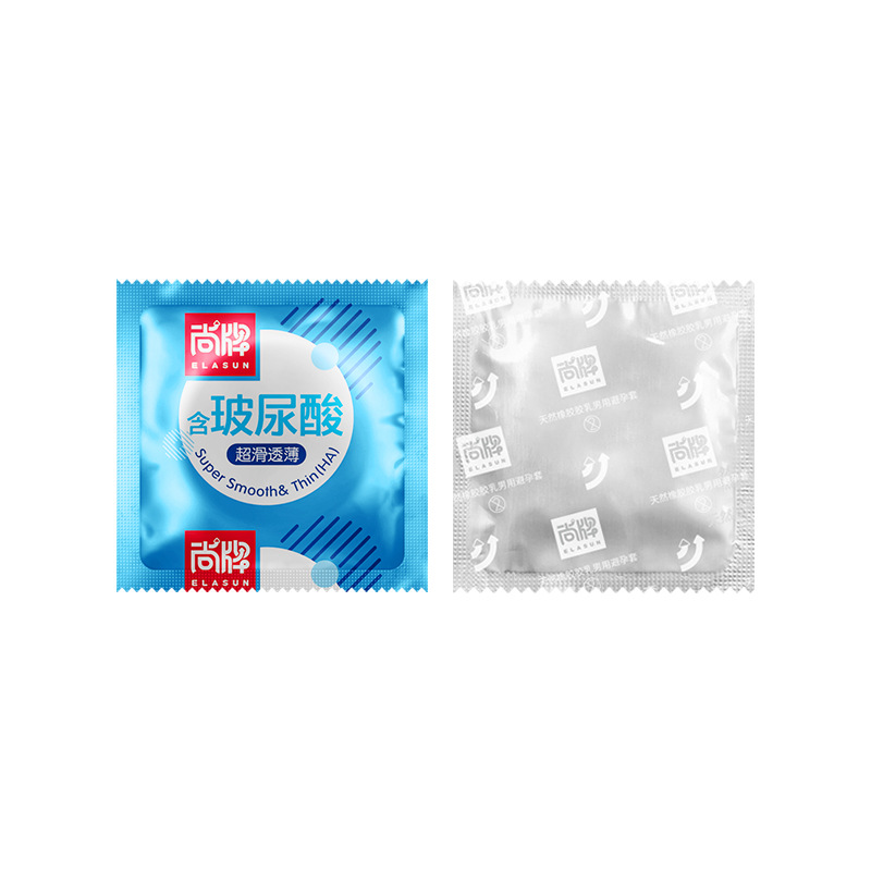 Shangpai Latex Condoms with Hyaluronic Acid Lubrication, Large Particle Texture, 3-Pack — detail image 21