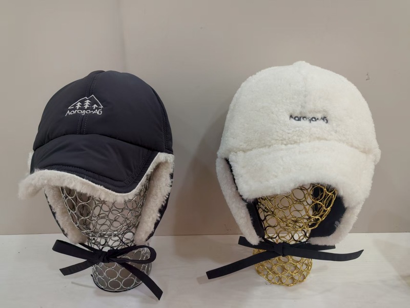 韩国小众加绒系带雷锋帽男女秋冬季滑雪骑车防风护耳帽子飞行员帽|undefined