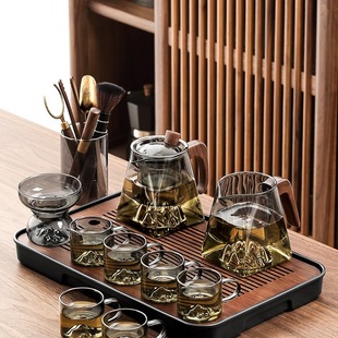 Glass Tea Set 2025 New Home Office Accessible Luxury Kung Fu Tea Set Supplies Complete Tea Cup