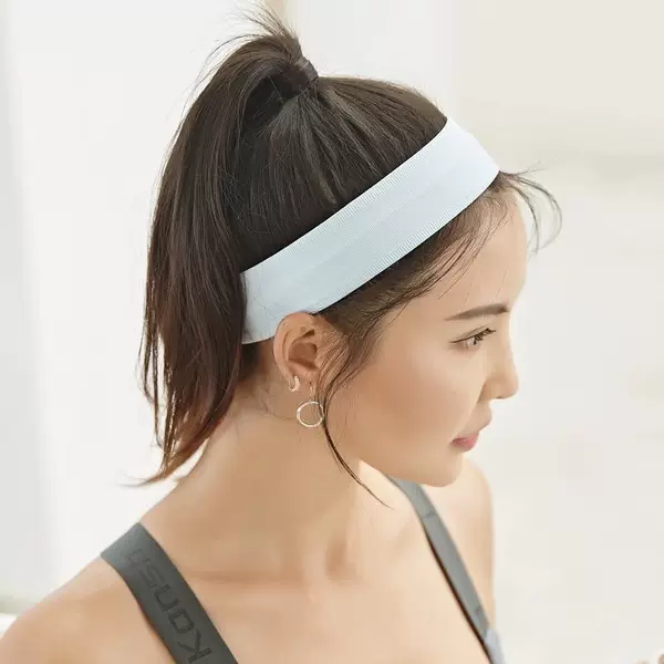 Sports fitness headband for women, sweat-absorbing and anti-sweat headband, headscarf, sweat-proof running headband, forehead protector