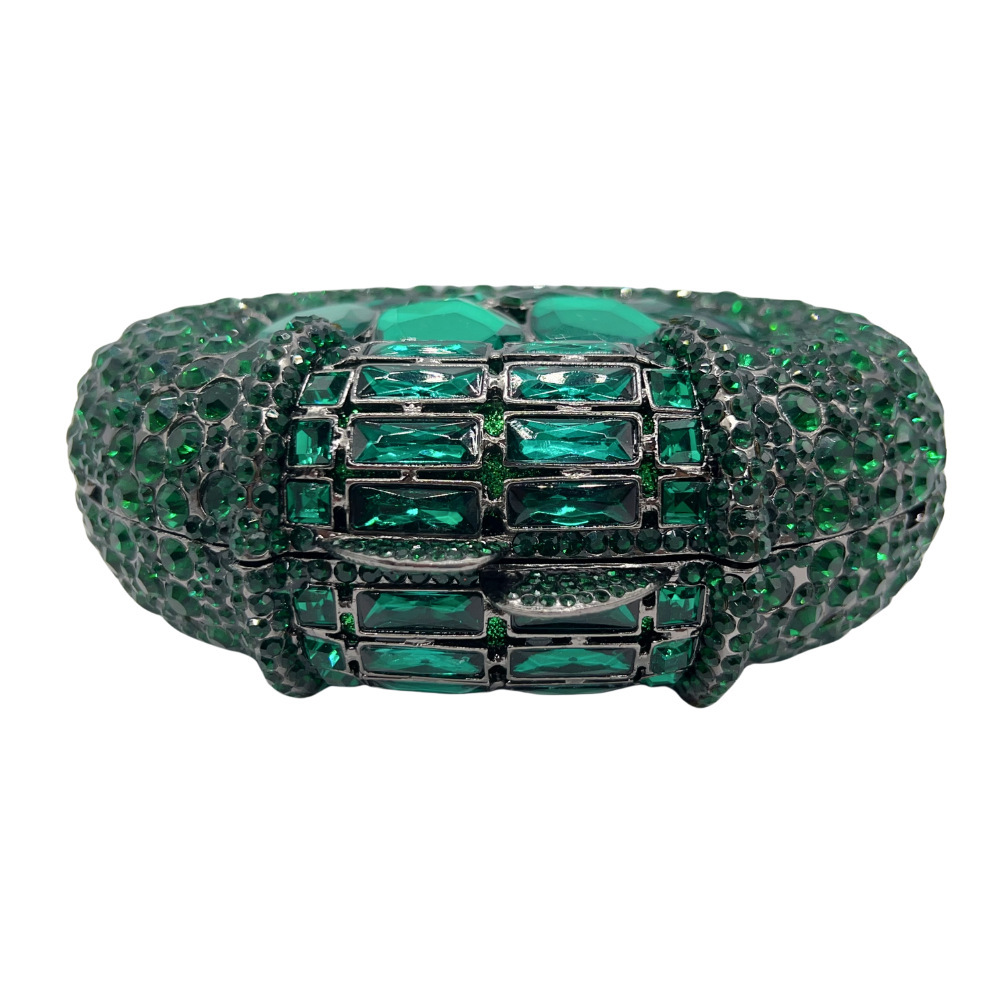 Piedra fábrica de bolsas de noche metal hueco diamantes bolsas de banquete diamantes bolsas de mano de mujer