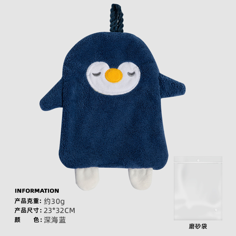 Fábrica personalizada toallas de coral creativas colgantes lindas toallas de toallas de toallas de absorción de agua espesar para el hogar