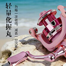 微物泛用路亚马卡龙全金属无间隙鱼线轮筏钓轮远投渔轮渔具纺车轮