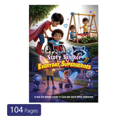 跨境新品story starter everyday superheroes超级英雄故事涂色书