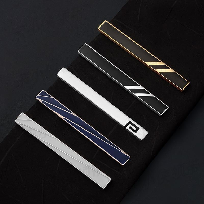 Tie Clip Men's Business Simple Accessible Luxury Tie Fixed Wedding Pin Brooch