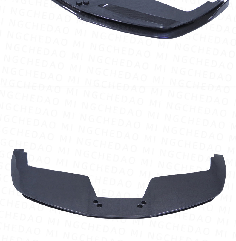 Suitable for Ferrari 488Gtb Modified V-Style Front Lip Carbon Fiber Front Shovel Head Shovel Chin Rear Lip Side Skirt Small Surround