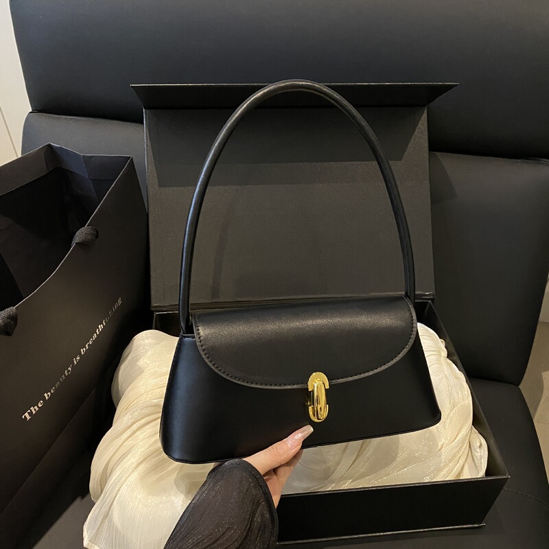 Simple and Stylish Women's Bag 2025 Versatile New Trendy Internet Celebrity Personality Crossbody Shoulder Bag French Niche Underarm Bag