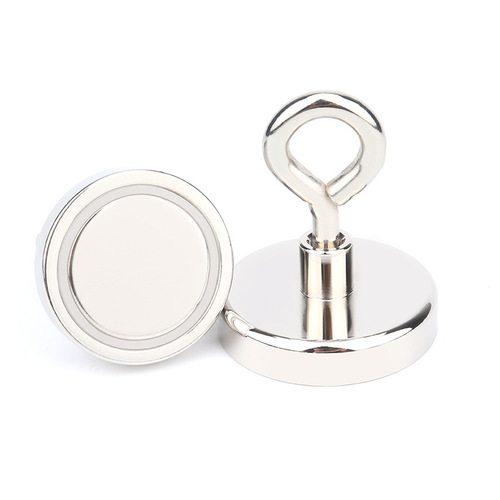 NdFeB powerful sheep eye hook Metal round closed magnetic hook Strong magnetic sheep eye ring suction cup magnet hook