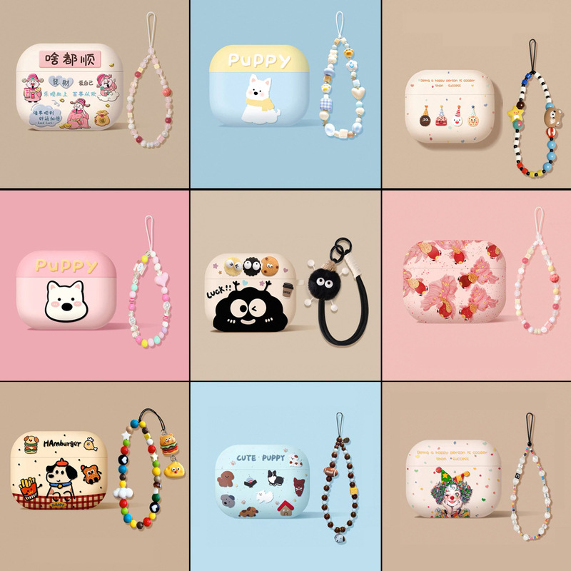 Suitable for AirPods 4Th Generation Protective Case Pro3 Apple Wireless Mobile Phone Bluetooth Headset Case with Lanyard New Model