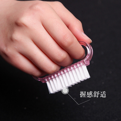 Manicure tools supplies horn brush to clean nail dust horn brush dust cleaning brush nail dust small brush